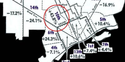 Detroit recinto mapa